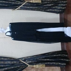 Beautiful elegant two-piece holter dress pant outfit